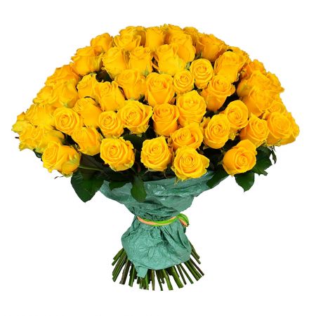 Order 101 yellow rose with delivery
