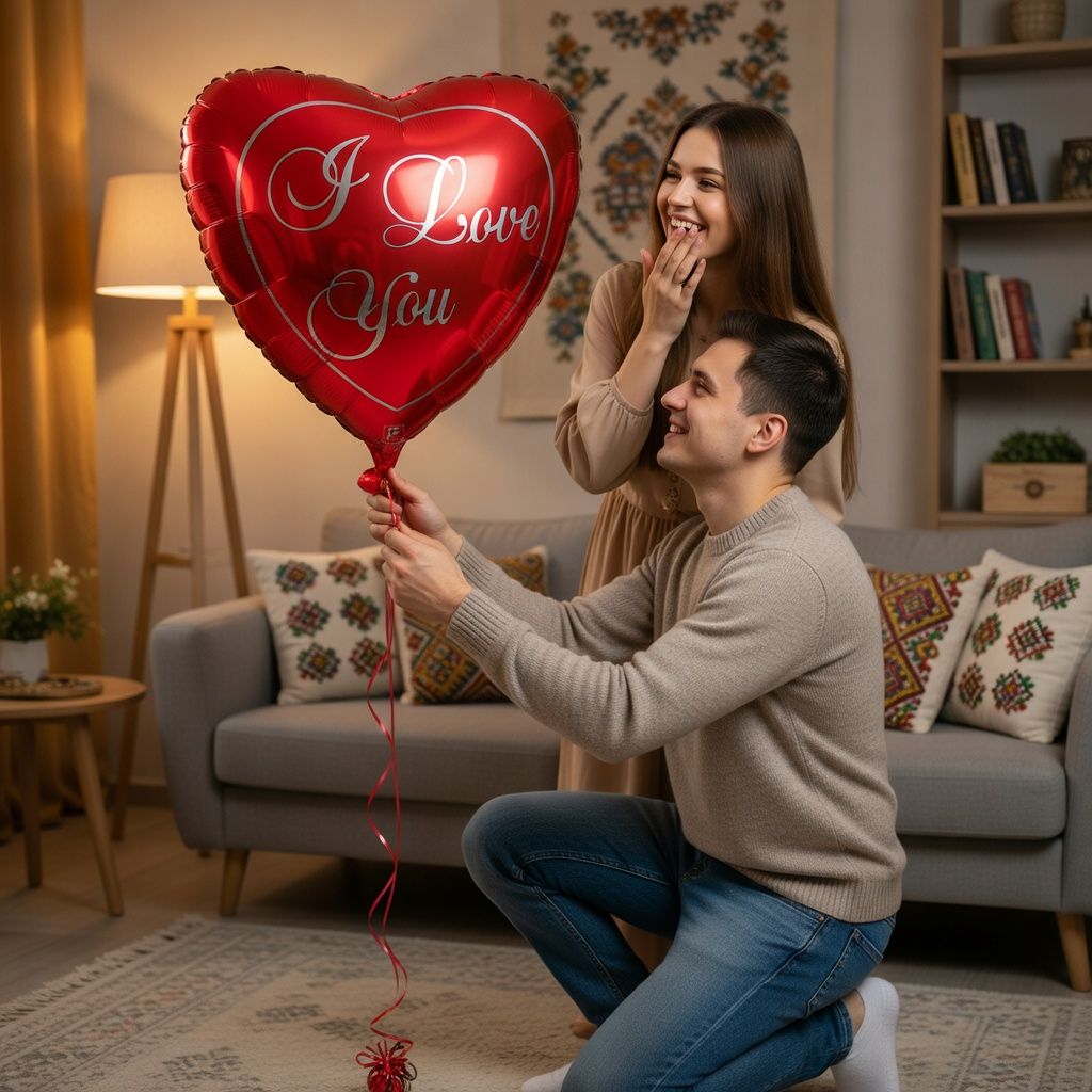 Product Heart balloon Love You