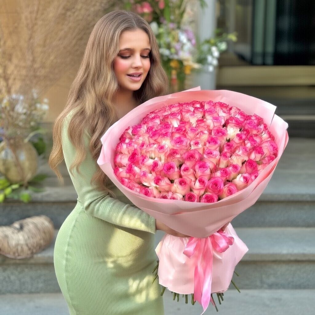 Bouquet 101 roses Jumilia