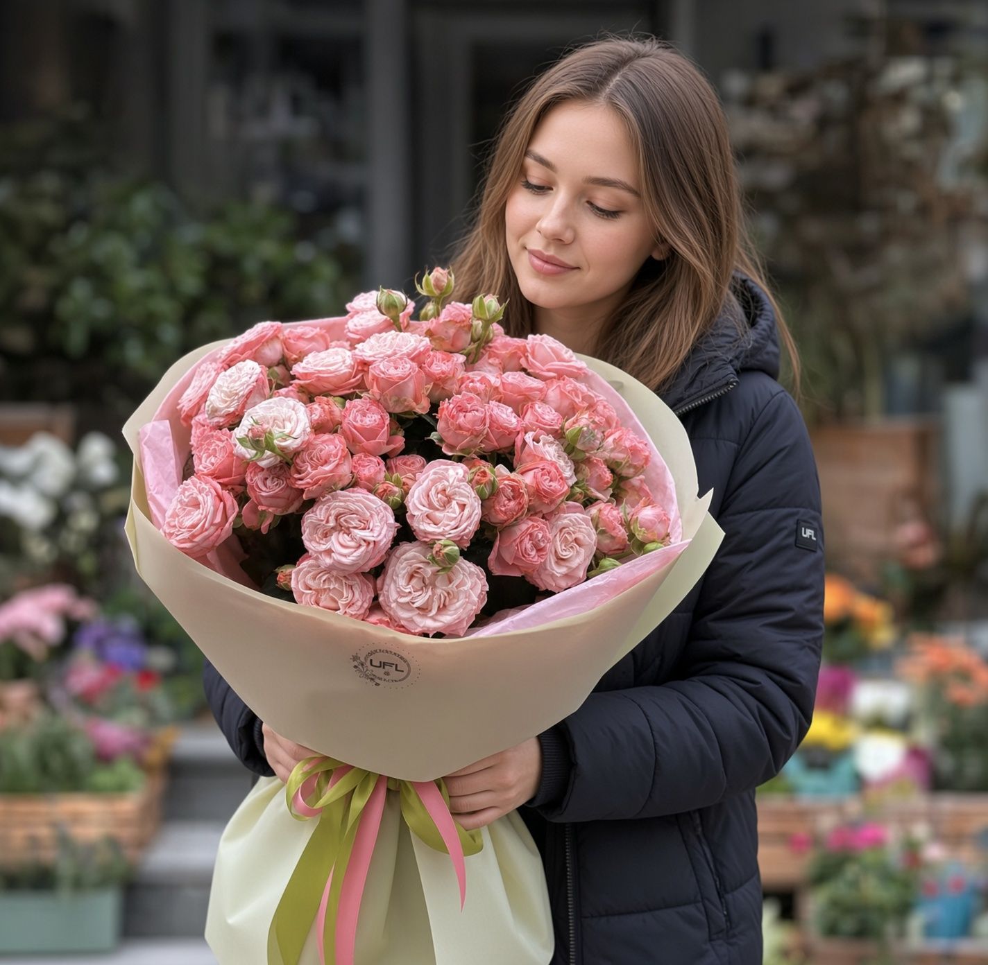Bouquet Bouquet of spray roses 17 pcs