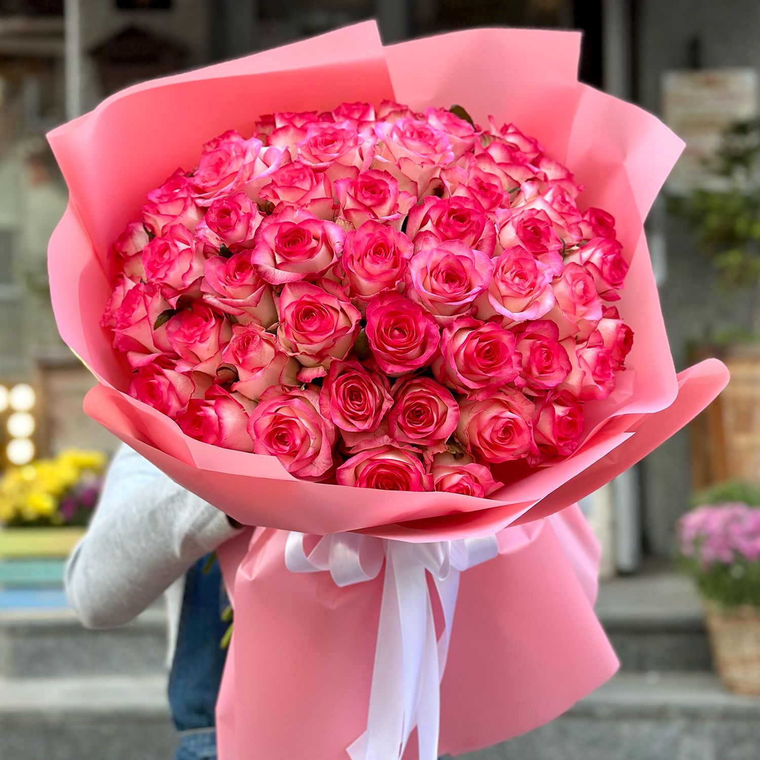 jumilia rose (51 pcs.), packaging, ribbon