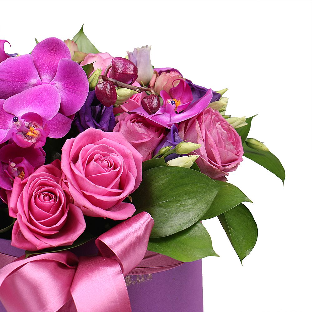 Bouquet Flower box Famingo
