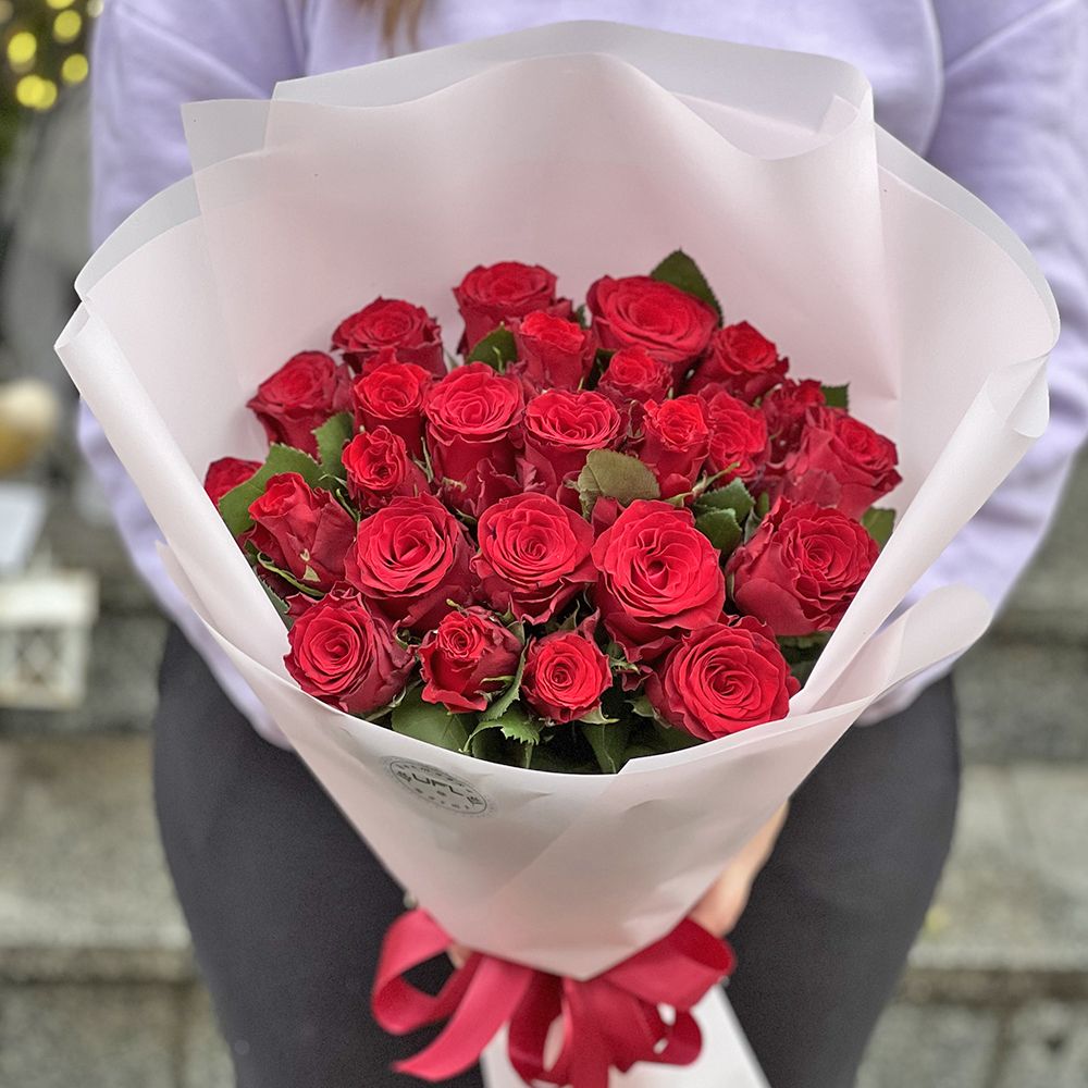 Bouquet Promo! 25 red roses