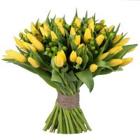 Bouquet Yellow tulips 51